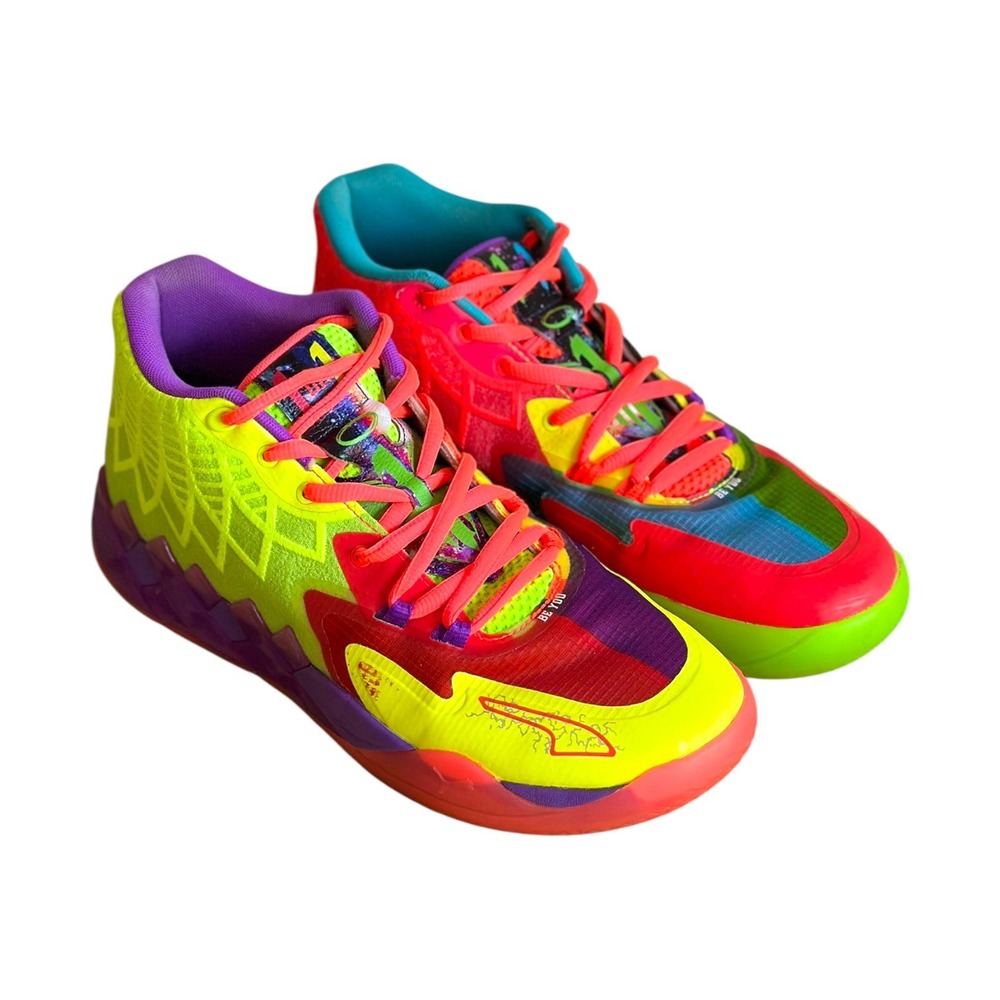 Puma MB.01 Be You LaMelo Ball Basketball Shoes Multicolor Rare Mens Size 10 - Picture 8 of 14